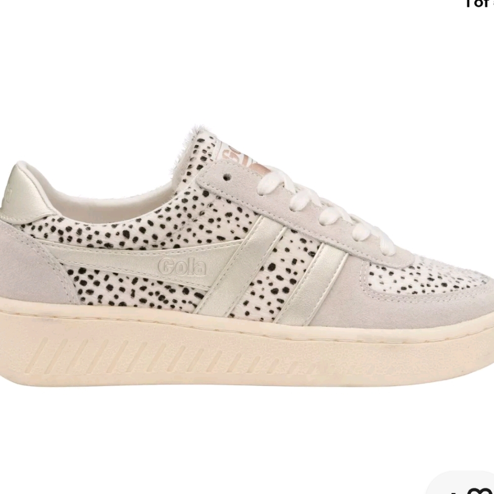 🩷 GUC Gola Grandslam Savanna Retro Look Cheetah Print Multicolored Sneaker, 8